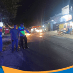 Polisi olah TKP kecelakaan di Pracimantoro depan BRI.