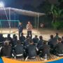 Kapolsek Purwantoro IPTU Nugroho Setyo Hartono sambut peserta PSHT