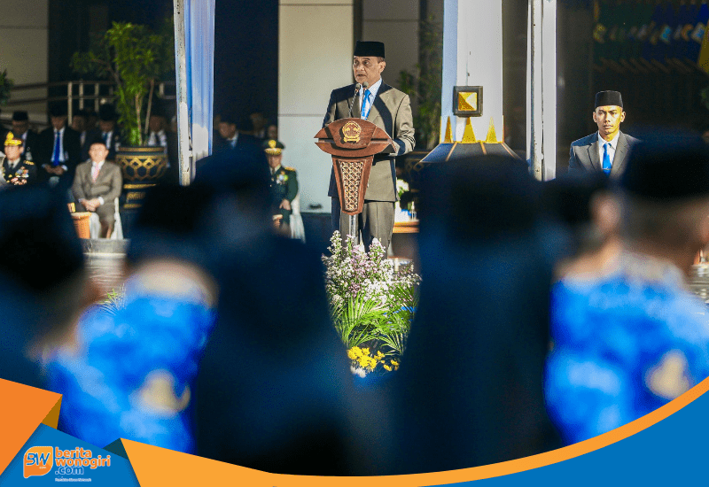 Gubernur Jateng Ahmad Luthfi menjadi inspektur upacara Harkitnas 2026 di Semarang.