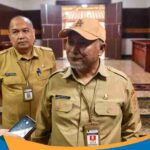 Kepala Dinas PUPR Jateng Henggar Budi Anggoro memberikan keterangan pers mengenai infrastruktur.