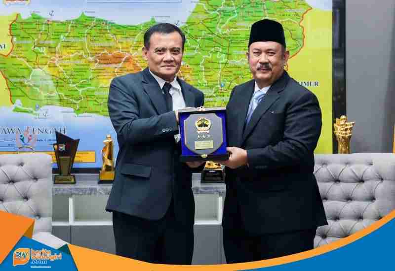 Pertemuan Gubernur Jateng Ahmad Luthfi dan Menteri Bappenas Rachmat Pambudy di Semarang.