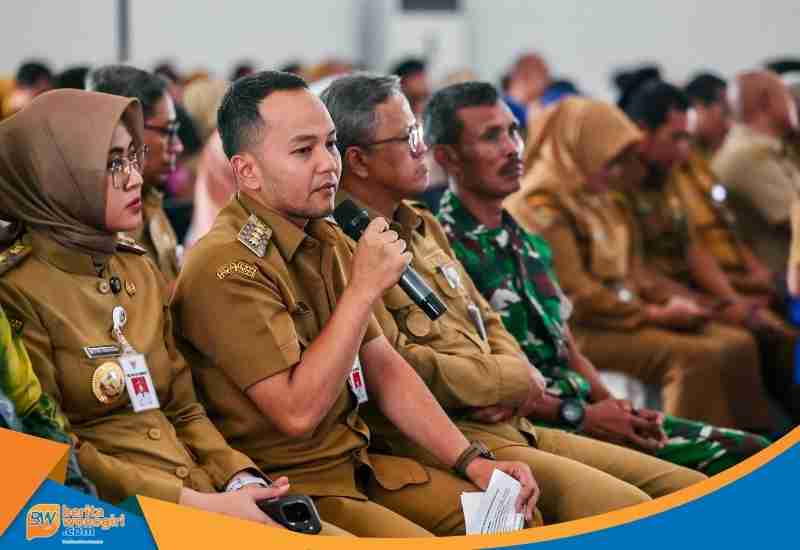 Suasana Rembug Pembangunan Jateng Wilayah Solo Raya di Pendopo Boyolali