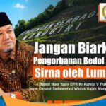 Anggota Komisi V DPR RI Fraksi PKS, Dr. H. Hamid Noor Yasin, M.M., saat mendesak Kementerian PU mengatasi darurat sedimentasi Waduk Gajah Mungkur.